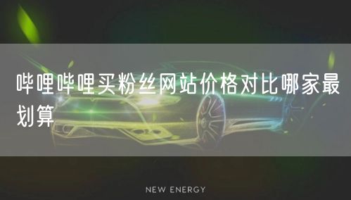 哔哩哔哩买粉丝网站价格对比哪家最划算