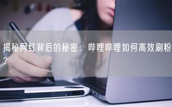 揭秘网红背后的秘密：哔哩哔哩如何高效刷粉？