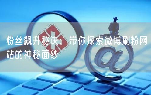 粉丝飙升秘诀：带你探索微博刷粉网站的神秘面纱