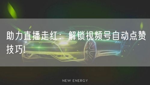 助力直播走红：解锁视频号自动点赞技巧!