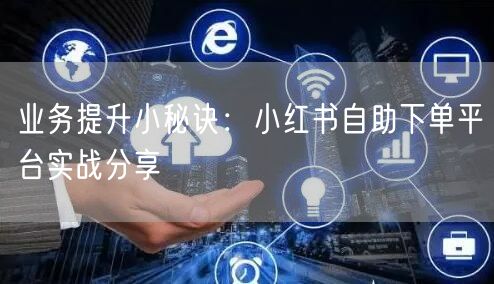 业务提升小秘诀：小红书自助下单平台实战分享